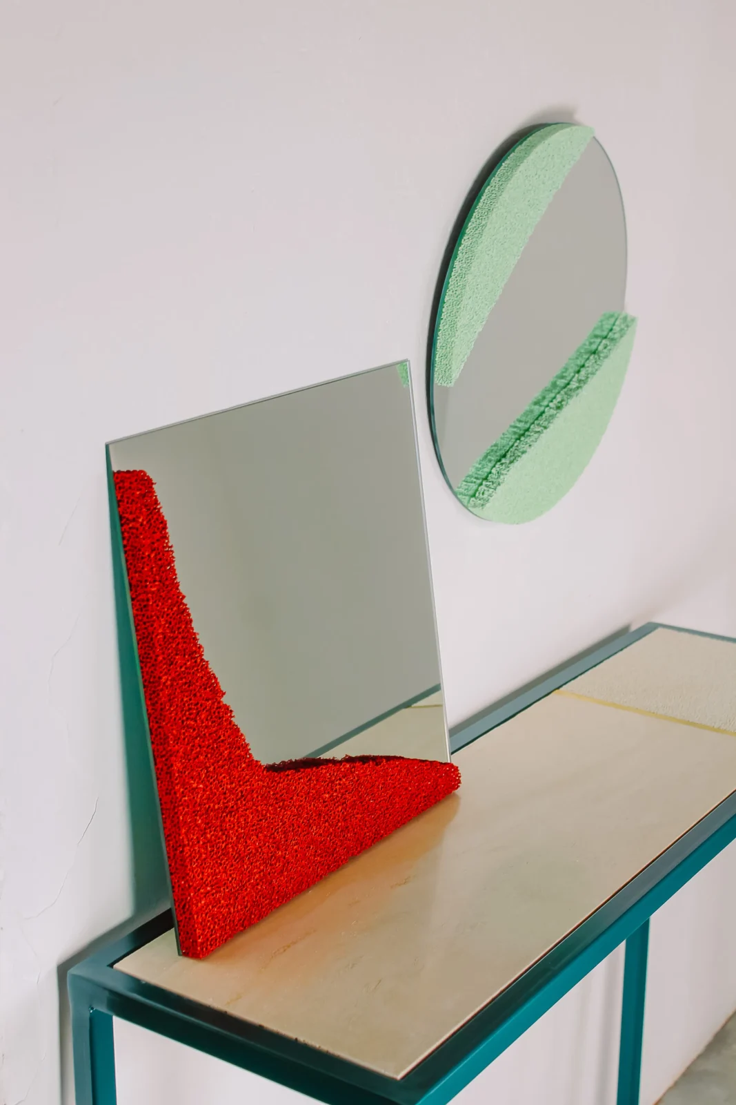 Fragment Mirror - Small Square - Midnight Red — 5
