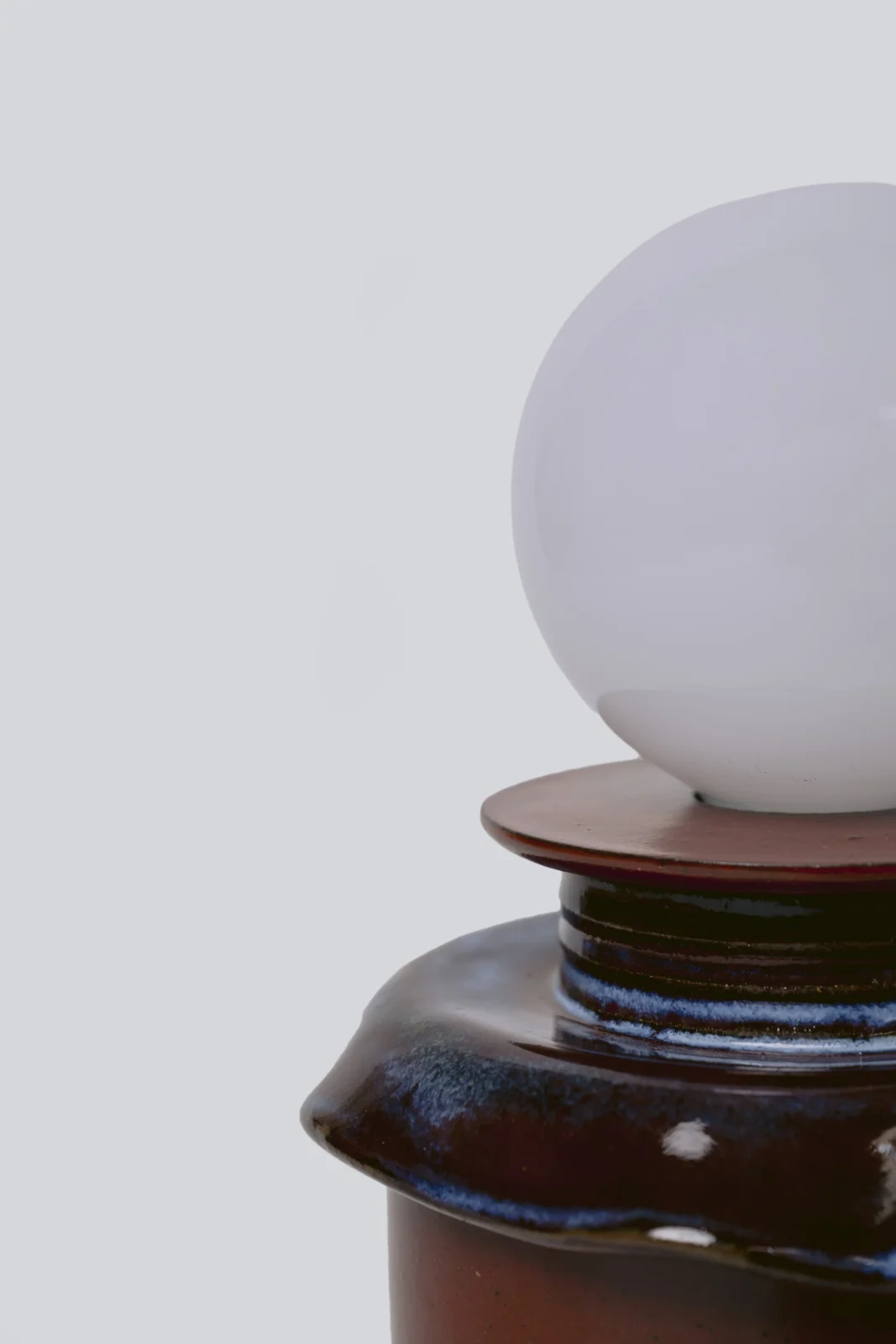 Baby Tutu Table Lamp in Glazed Stoneware — 3