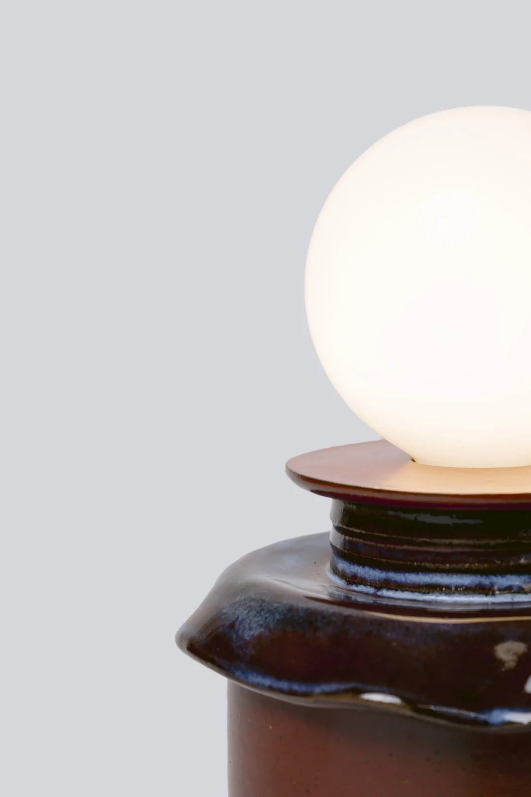 Baby Tutu Table Lamp in Glazed Stoneware — 4