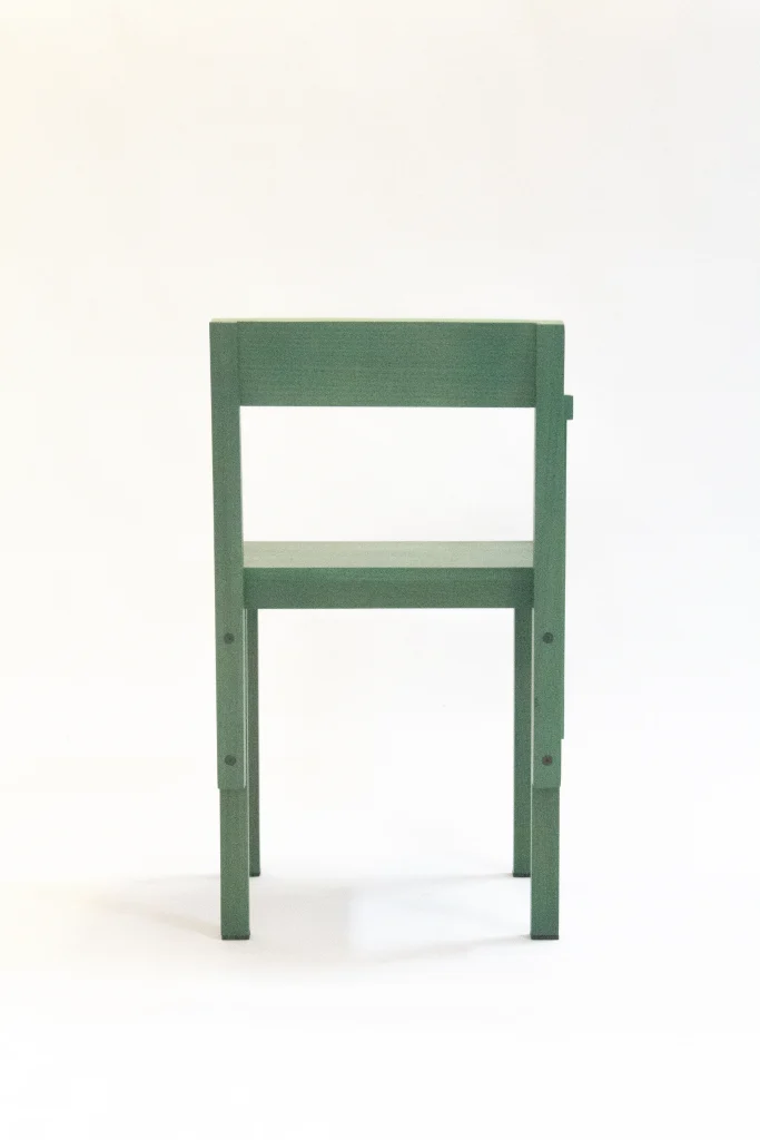 Sm1 - Tauari Colored Wood Chair — 3