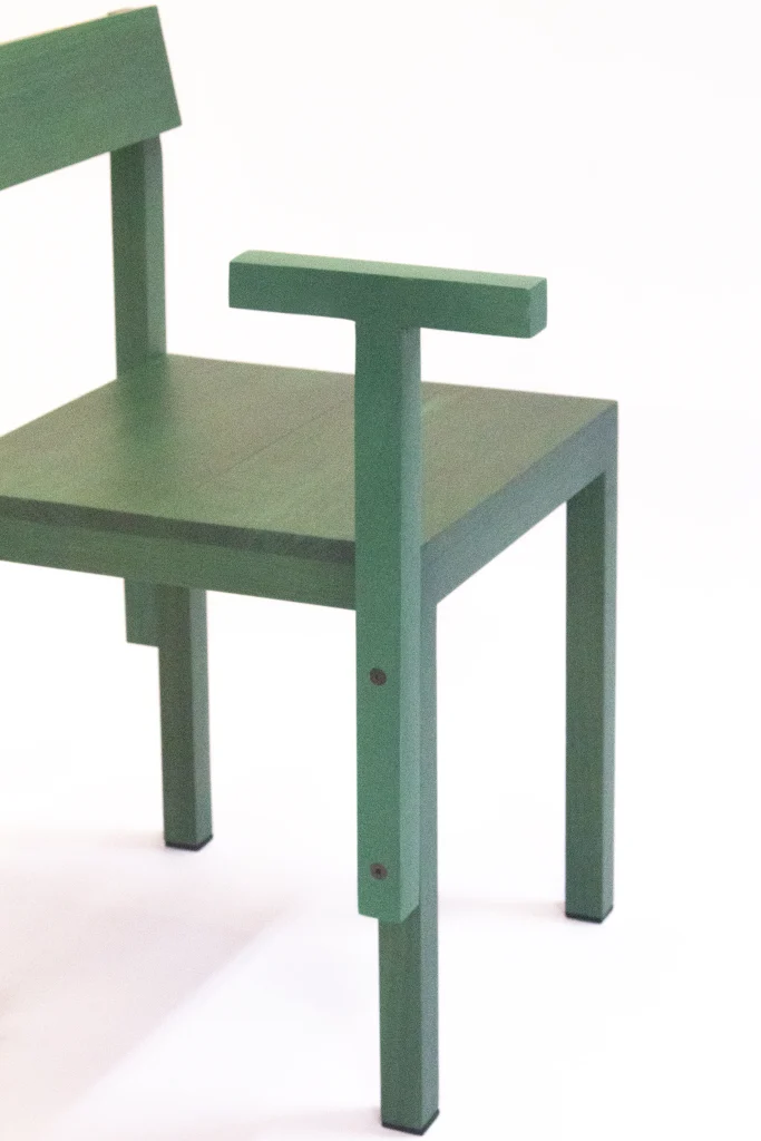 Sm1 - Tauari Colored Wood Chair — 4