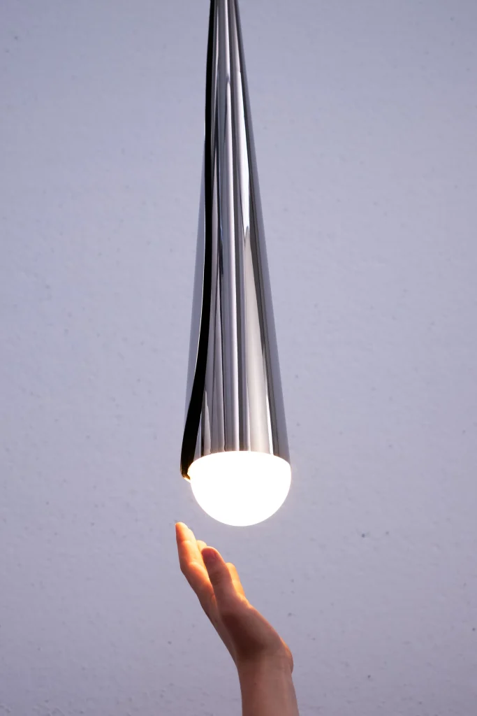 Scoop Pendant Lamp in Steel — 3