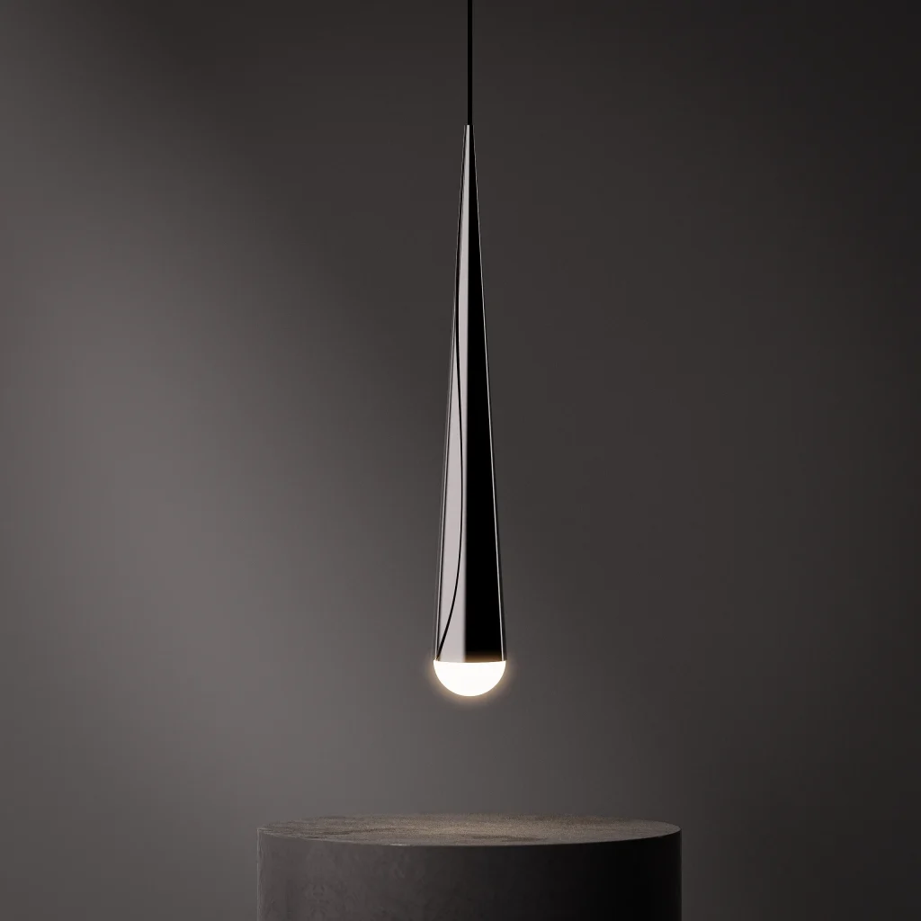 Scoop Pendant Lamp in Steel — 4