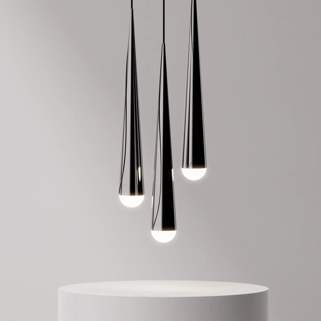 Scoop Pendant Lamp in Steel — 5
