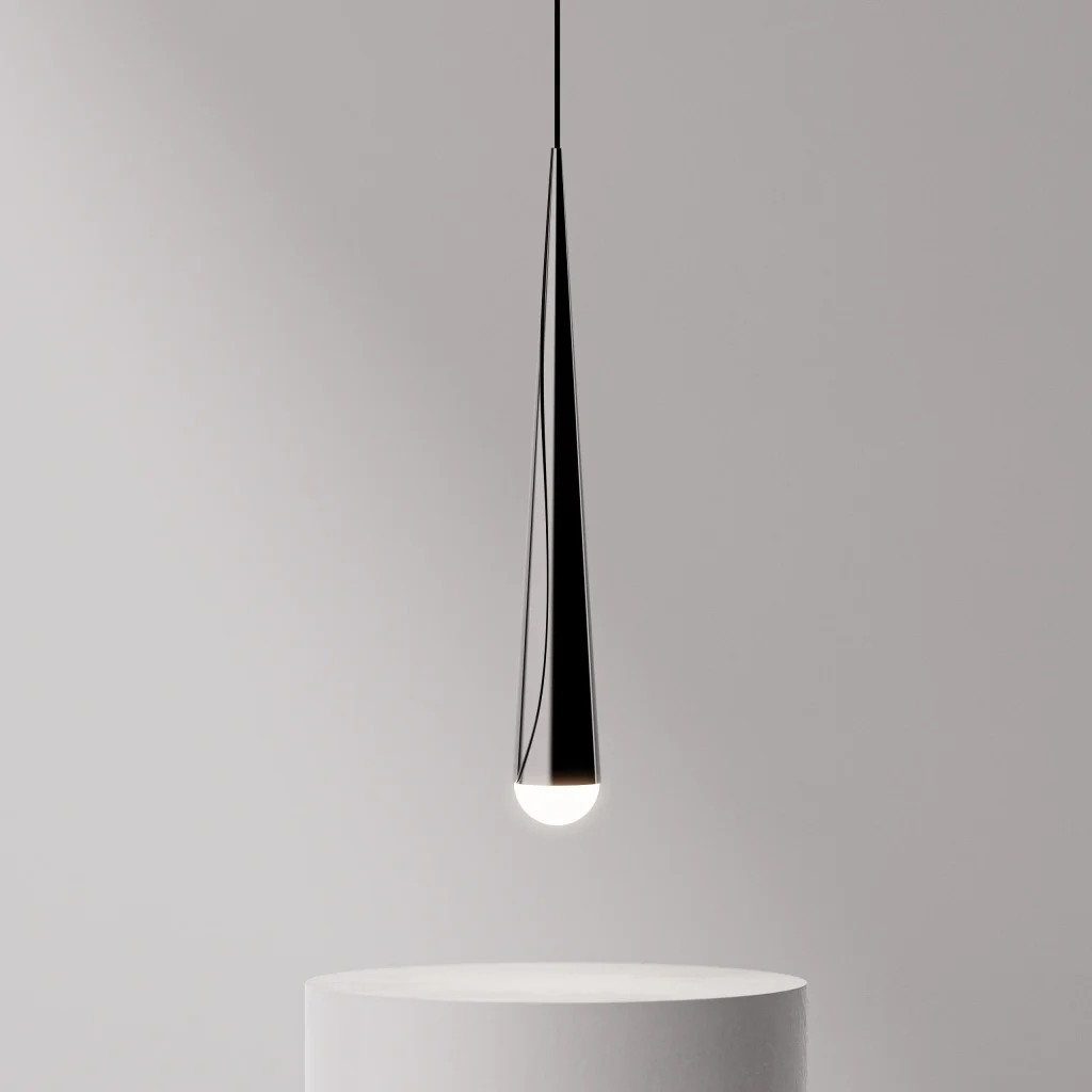 Scoop Pendant Lamp in Steel — 6
