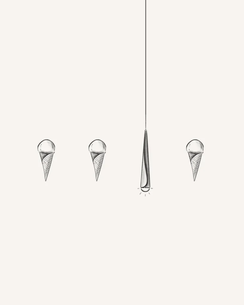 Scoop Pendant Lamp in Steel — 7