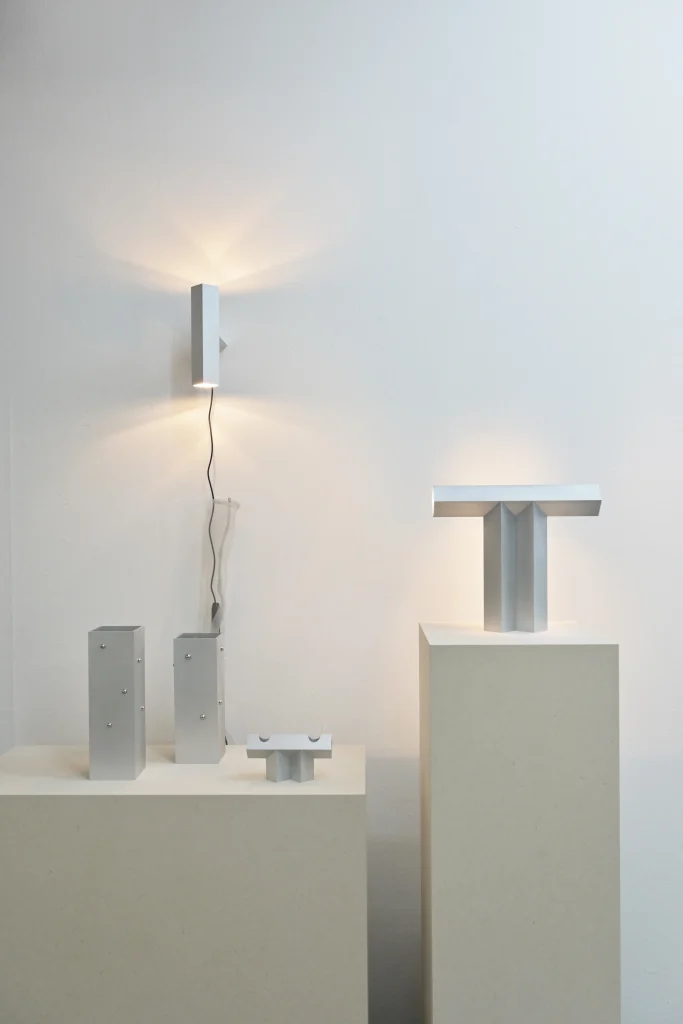 Sculptural Aluminum Wall Lamp — 2