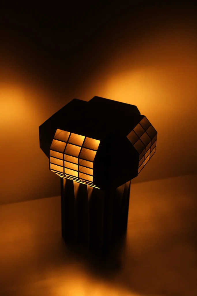Aperture Protocol Floor Lamp in Aluminum — 2