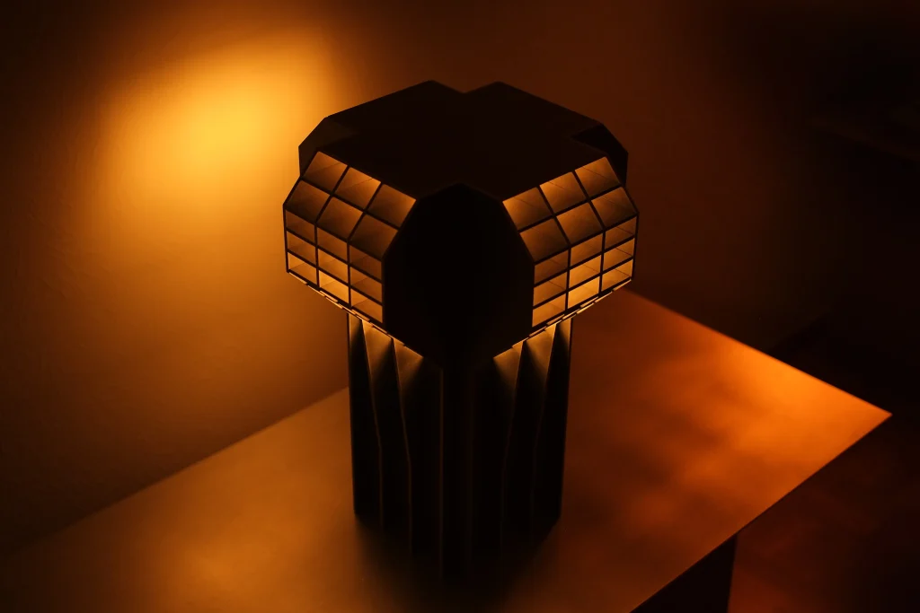 Aperture Protocol Floor Lamp in Aluminum — 4