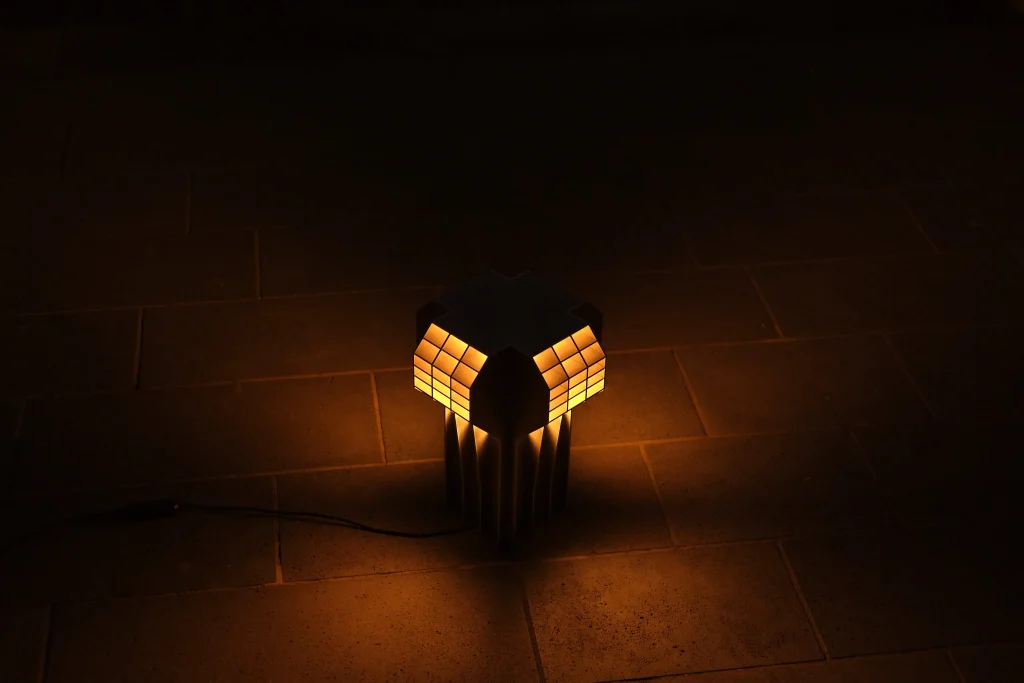 Aperture Protocol Floor Lamp in Aluminum — 5