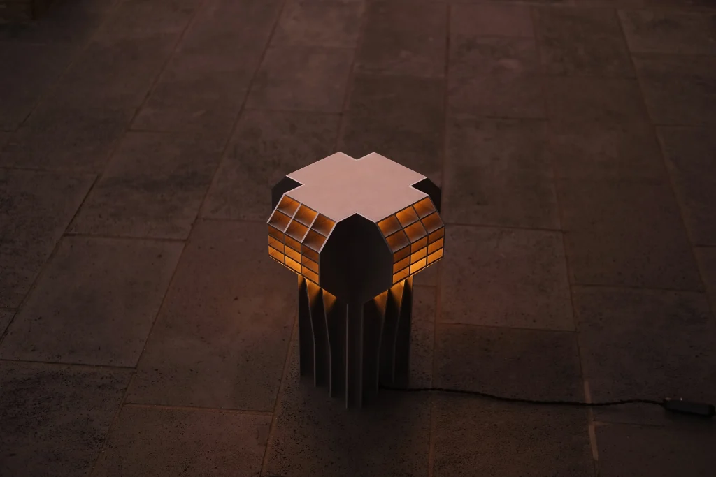 Aperture Protocol Floor Lamp in Aluminum — 7