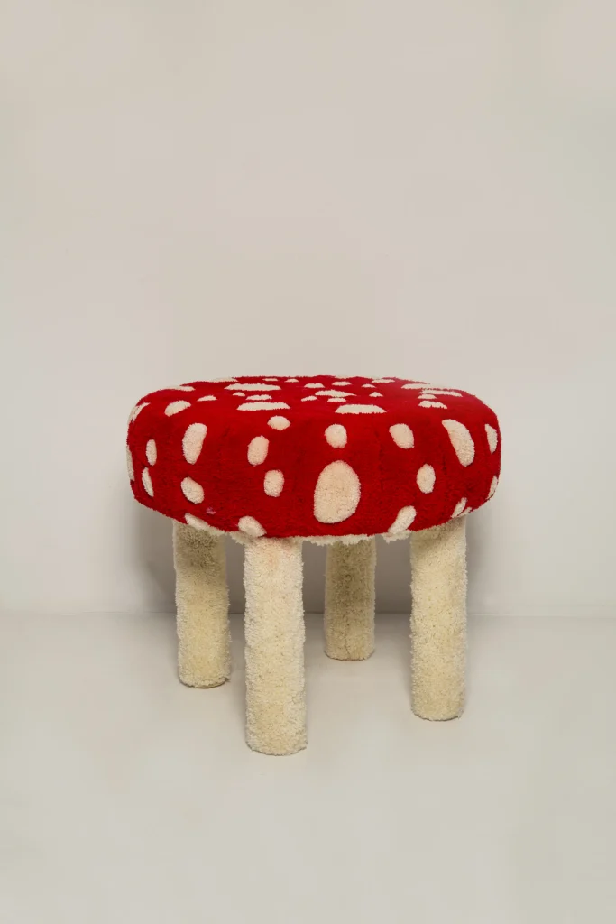 Mushroom Wool Stool No. 1 — 2