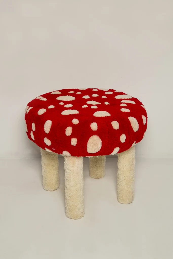 Mushroom Wool Stool No. 1 — 3