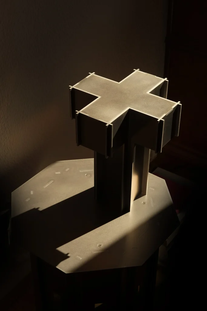 The Writer’s Beacon Table Lamp in Aluminum — 2