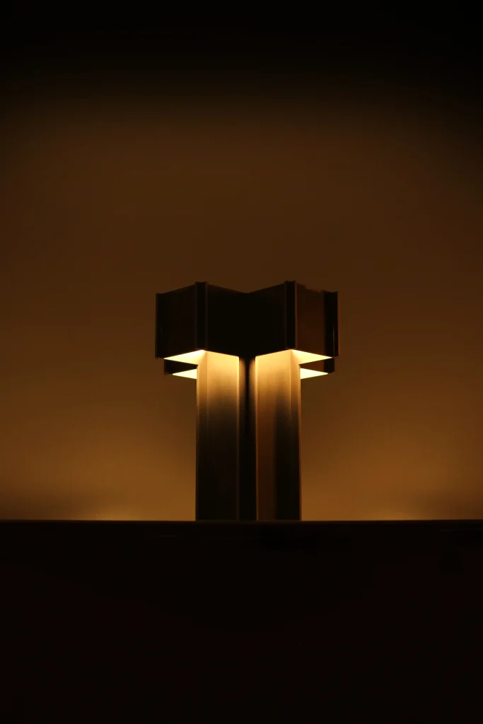 The Writer’s Beacon Table Lamp in Aluminum — 4