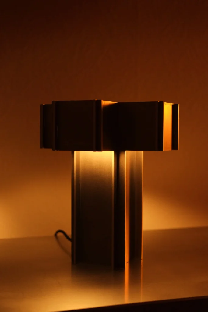 The Writer’s Beacon Table Lamp in Aluminum — 5
