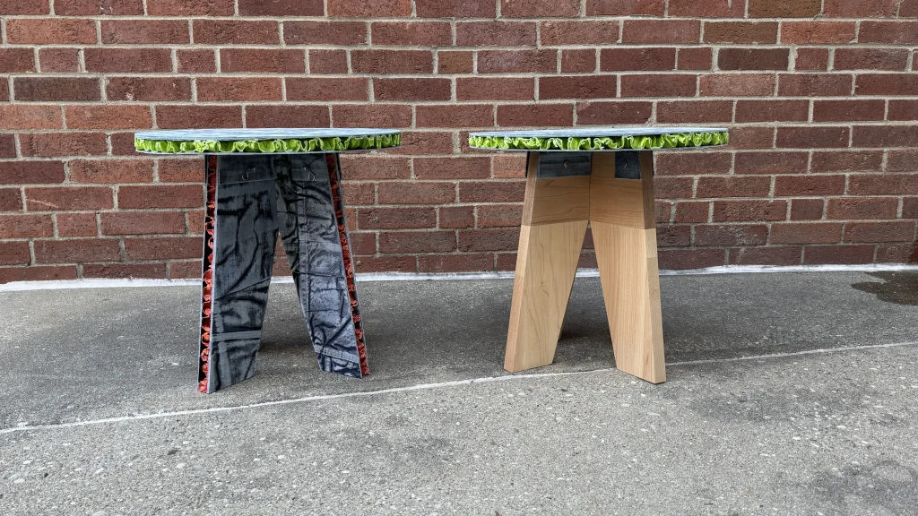 Side Jable – Recycled Fabric Sheet Tables — 2