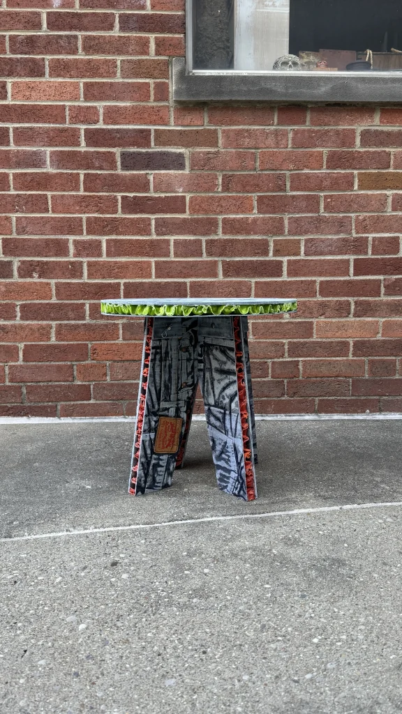Side Jable – Recycled Fabric Sheet Tables — 5