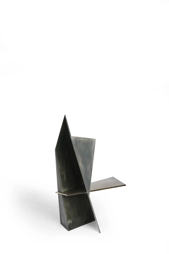 Harakiri - Aluminum And Damascus Steel Chair — 5