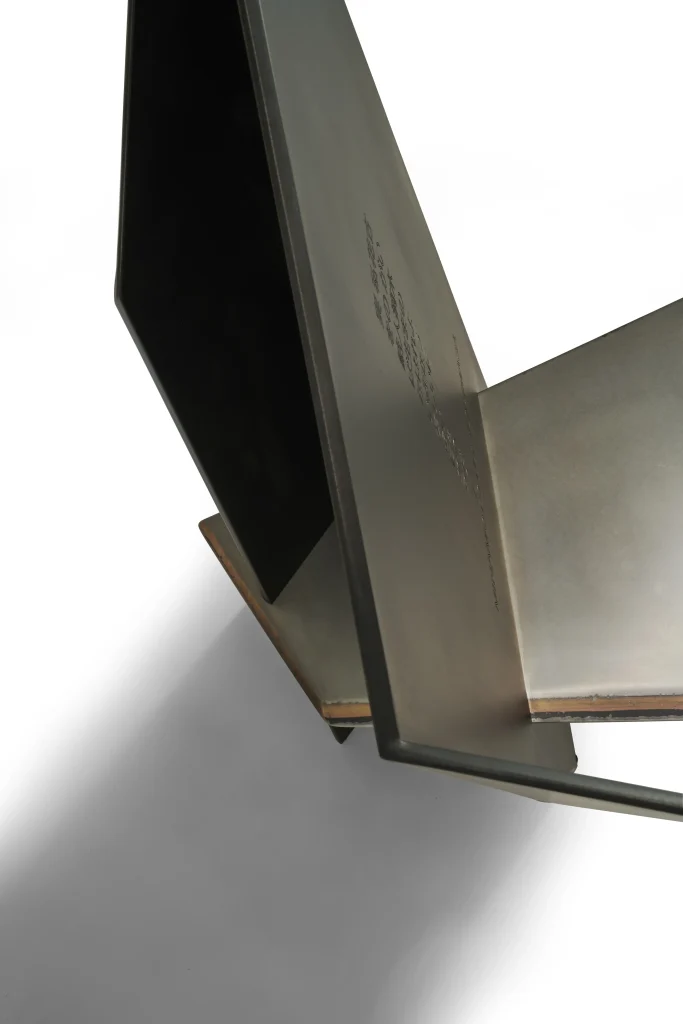 Harakiri - Aluminum And Damascus Steel Chair — 10