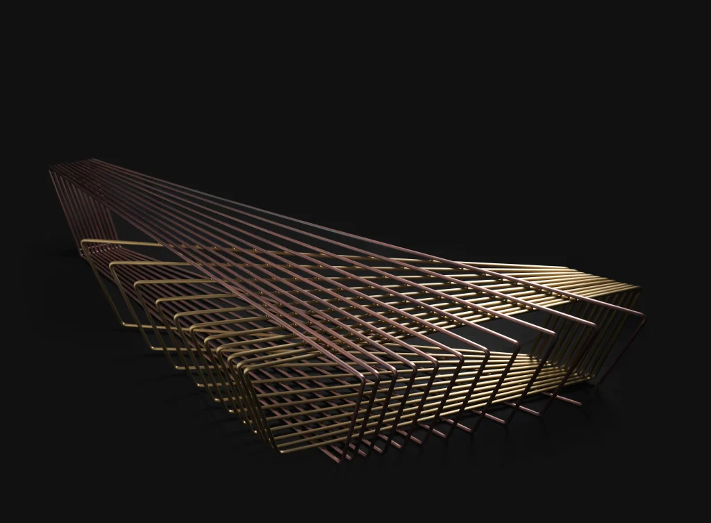 Affinity - Brass And Copper Coffee Table — 15