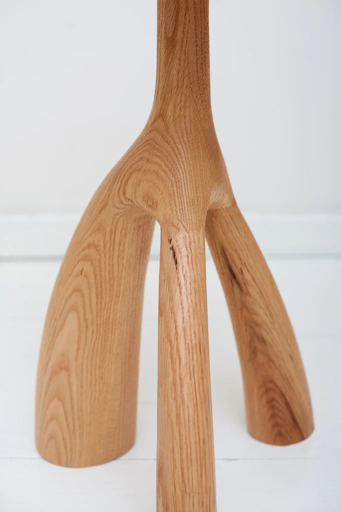 Tecolli - Oak Finish Side Table — 3