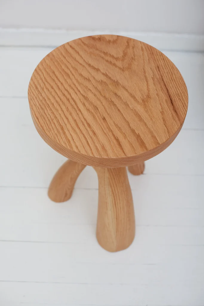 Tecolli - Oak Finish Side Table — 4