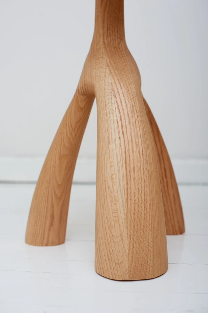 Tecolli - Oak Finish Side Table — 5