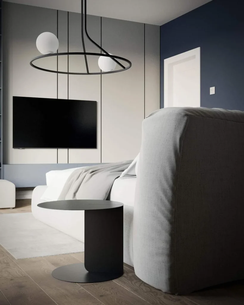 Na Linii Pendant Lamp in Steel and Glass — 11