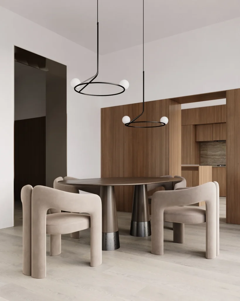 Na Linii Pendant Lamp in Steel and Glass — 13