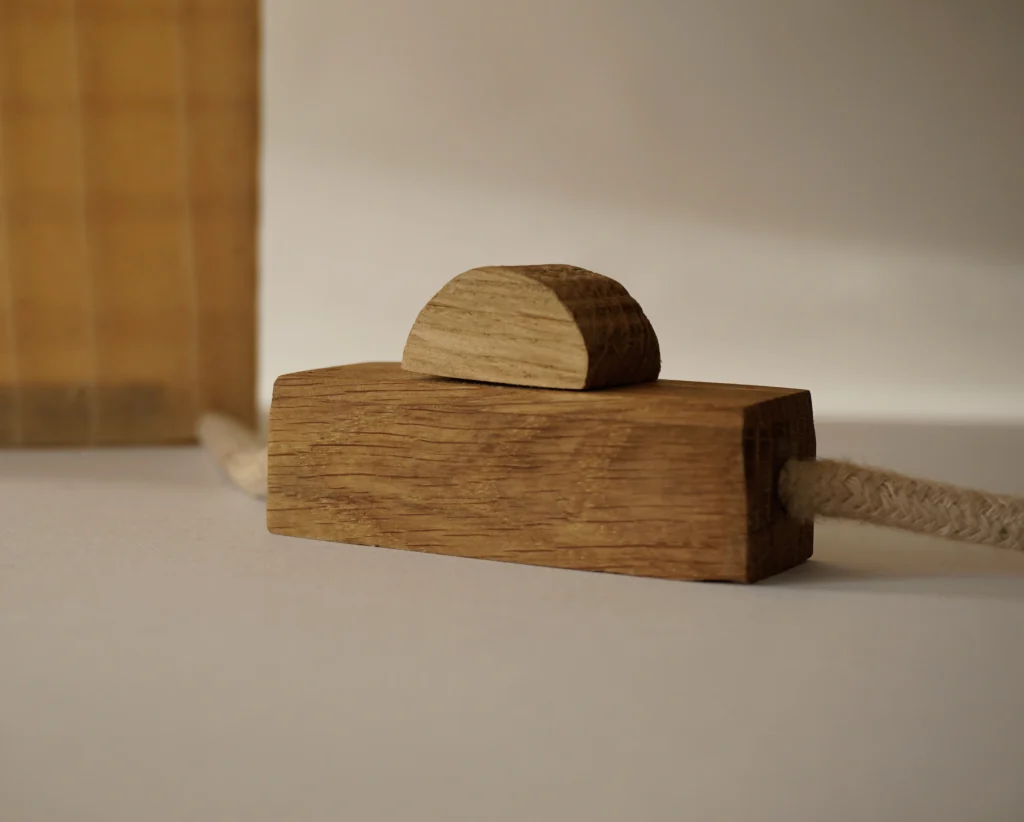 Grid Table Lamp In Cotton And Resin — 5