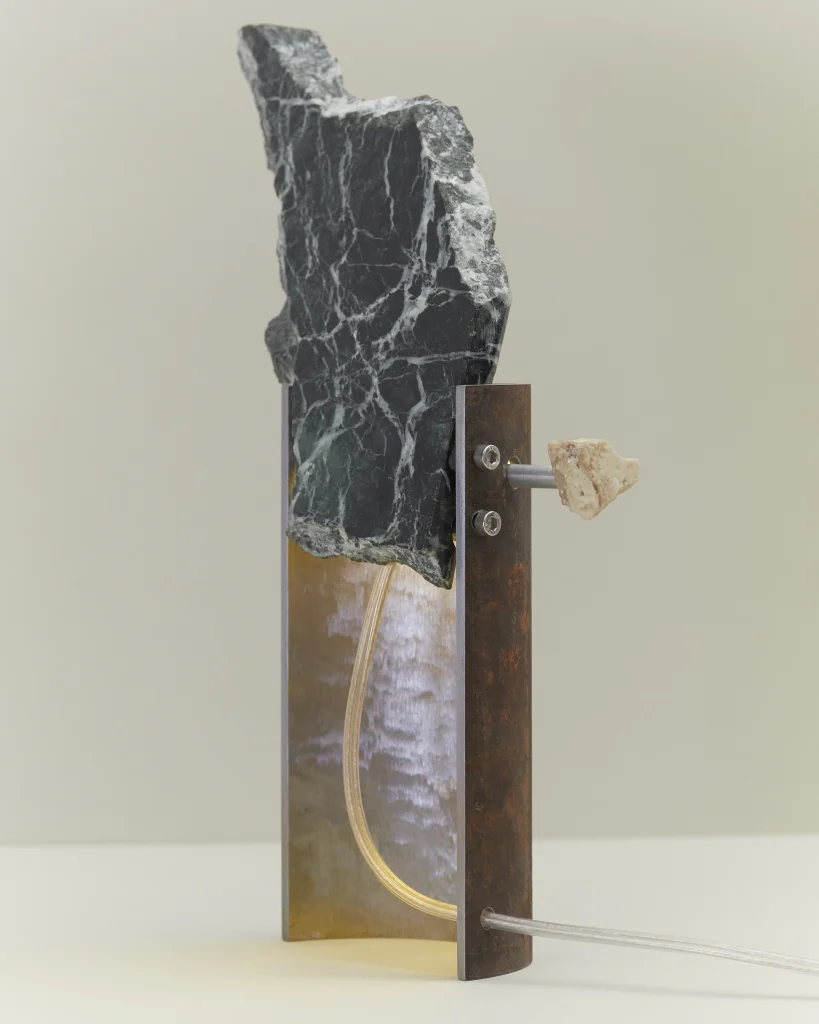 It's A Match! - Green Marble Table Lamp — 3