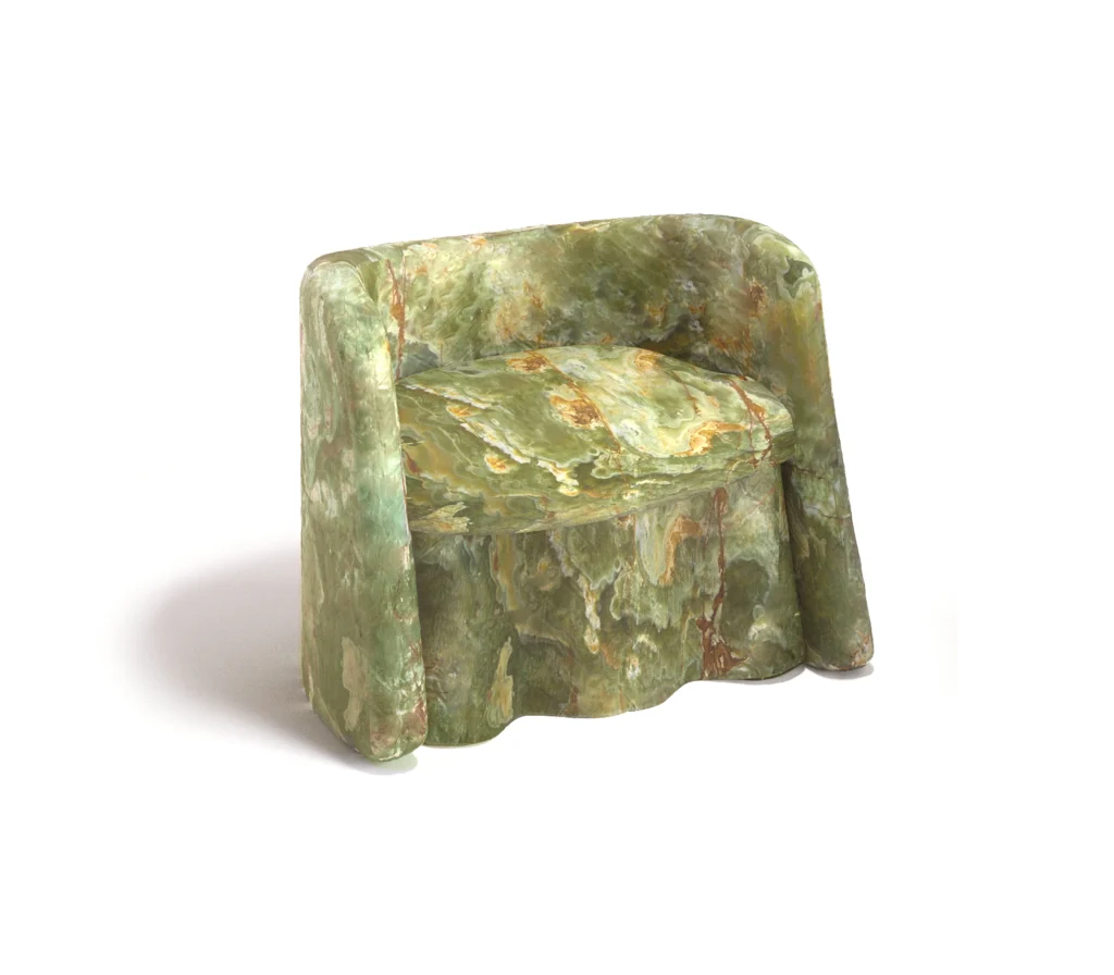 Plisse - Marble Armchair — 2