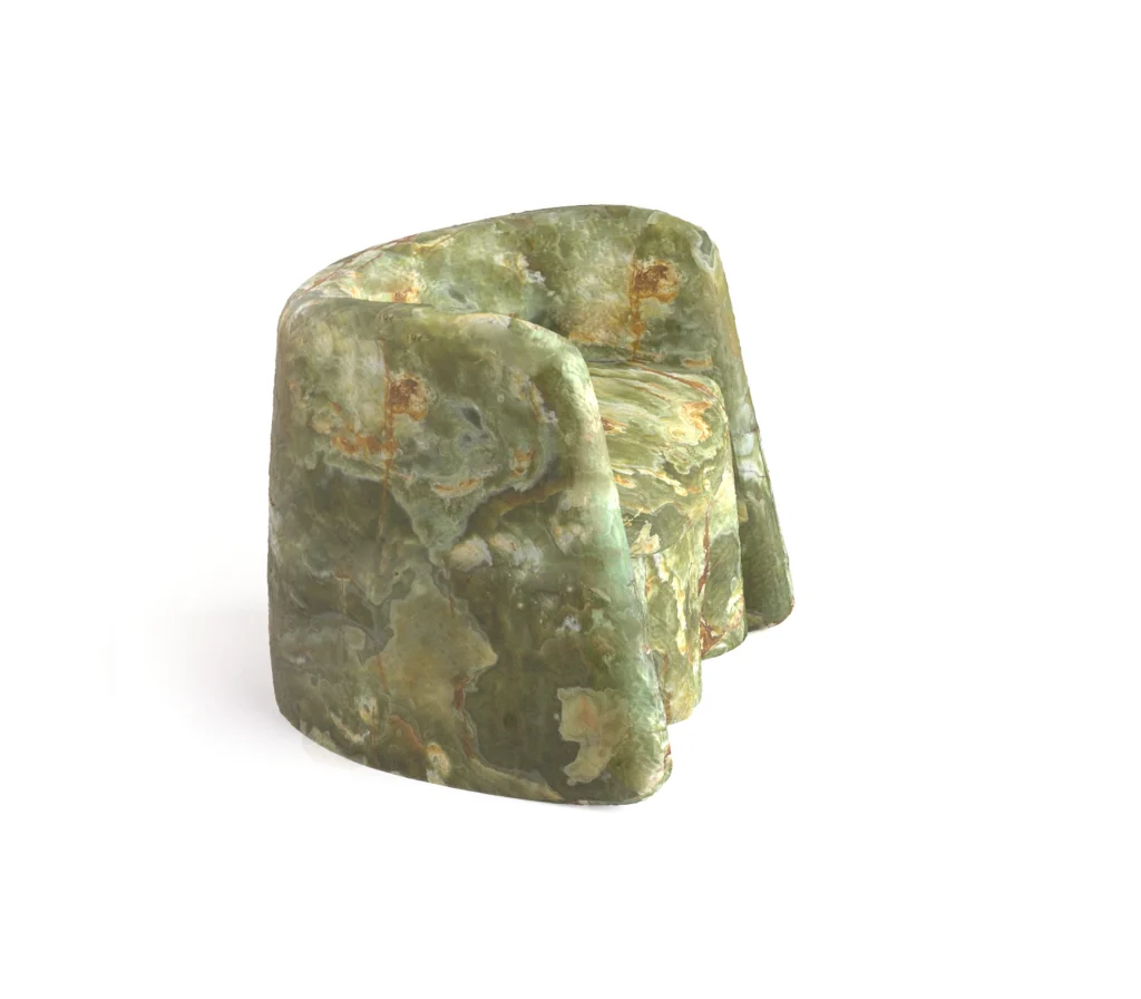 Plisse - Marble Armchair — 3