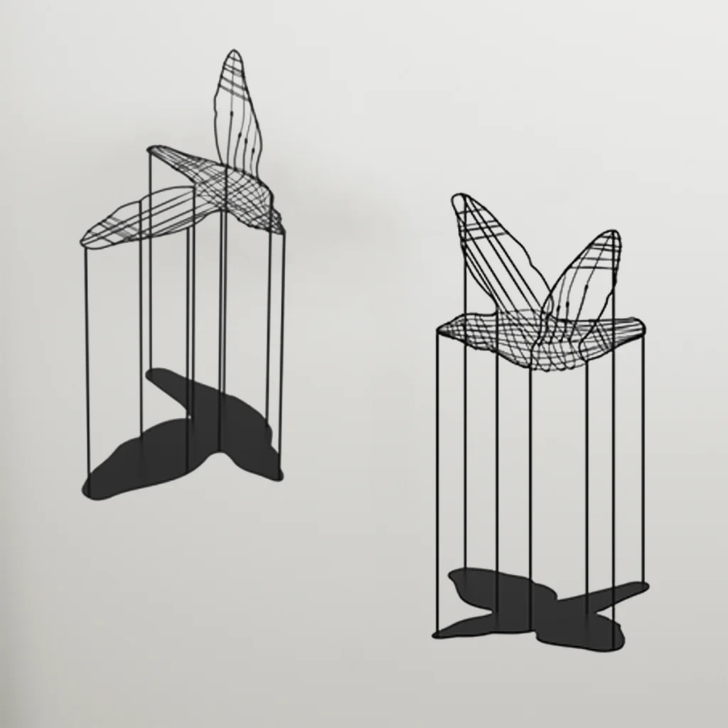 Flight Shadows - Decorative Bird With Shadow — 2