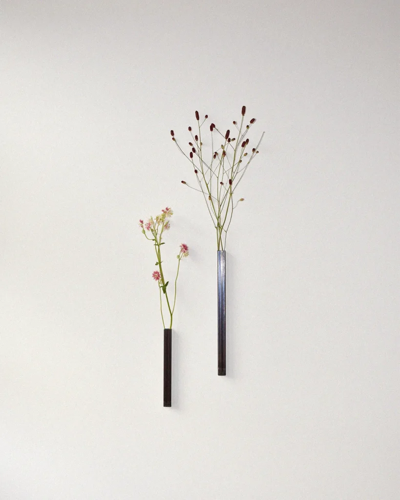 Steel Wall Vase