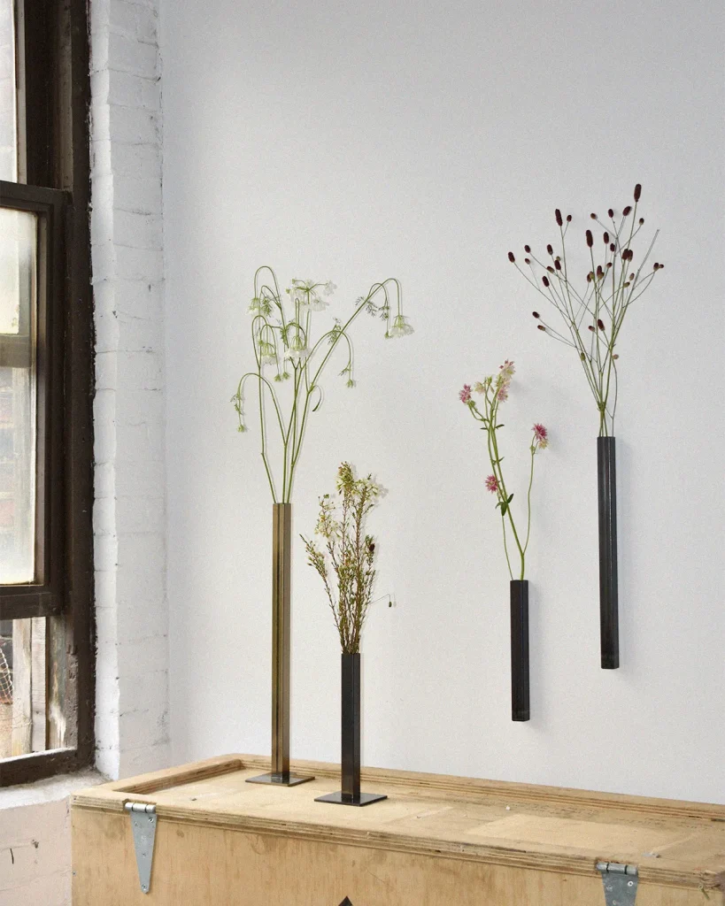 Dahlia - Steel Wall Vase — 2
