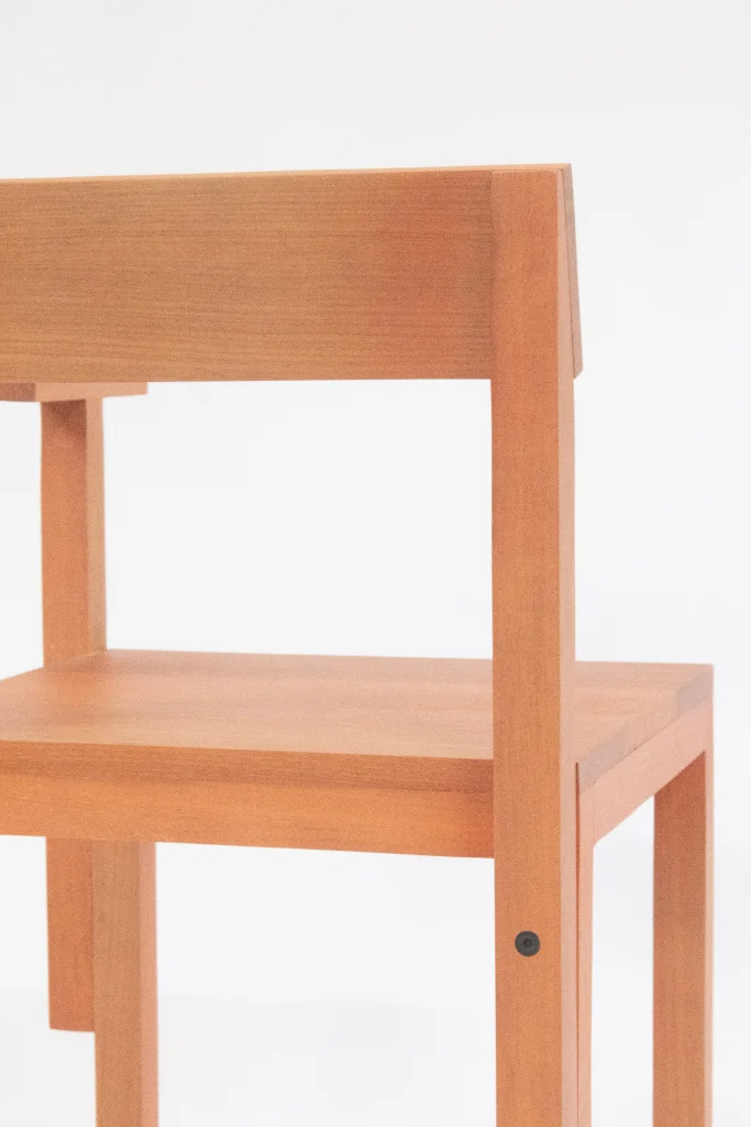 Sm1 - Tauari Colored Wood Chair — 5