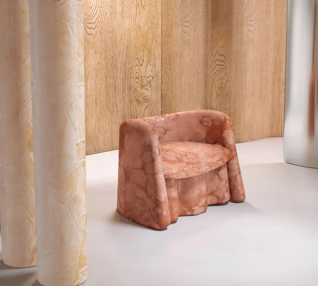 Plisse - Marble Armchair — 5