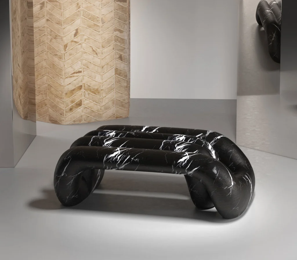 Coffee Table Enigma In Grey Marble — 3