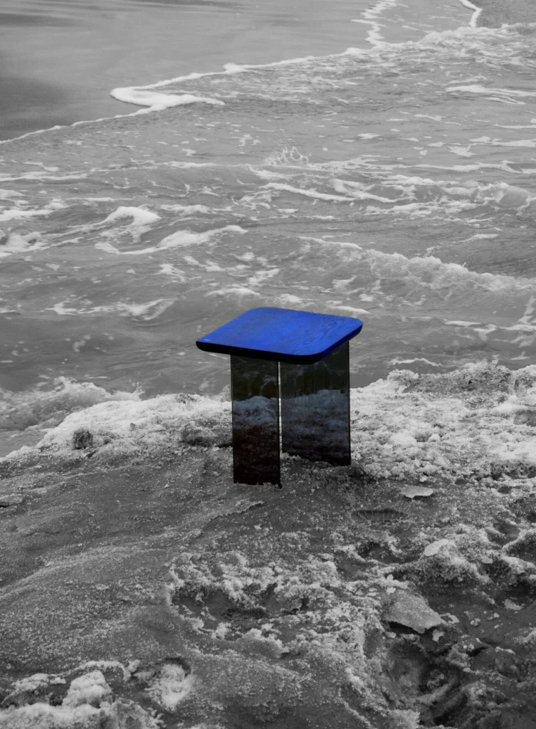 Bluish Side Table — 3