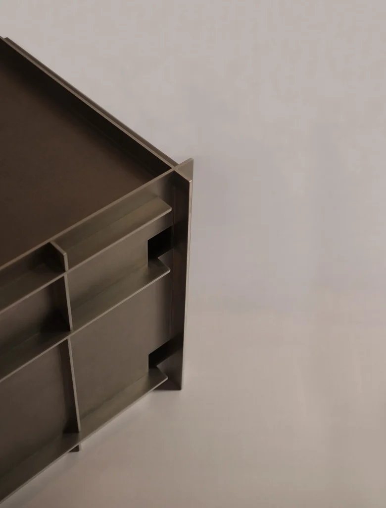 Cohesion Unit - Aluminum Side Table / Nightstand — 4