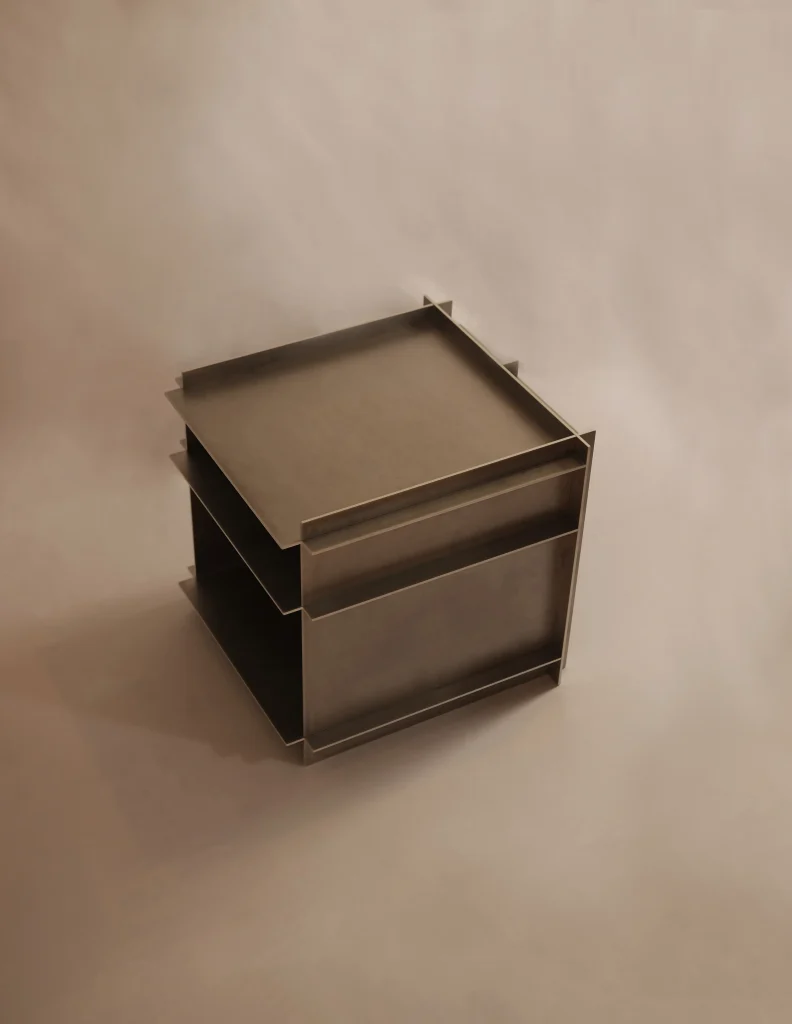 Cohesion Unit - Aluminum Side Table / Nightstand — 5