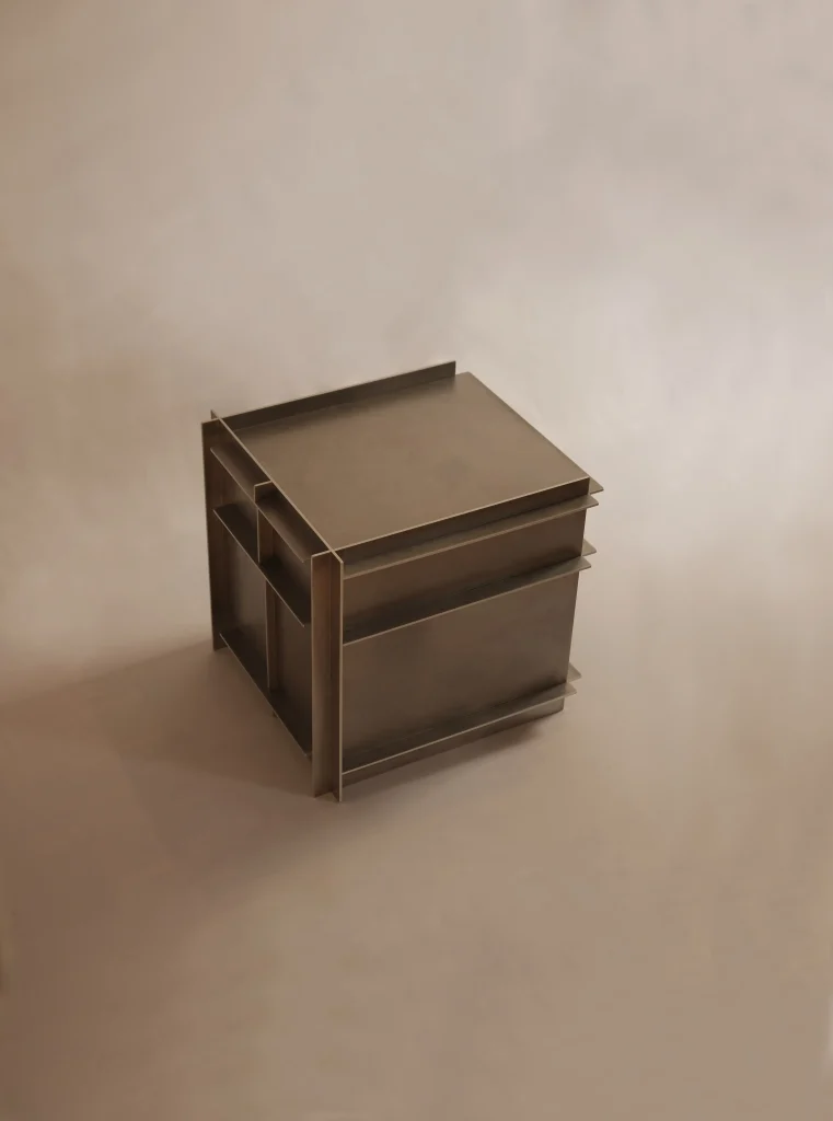 Cohesion Unit - Aluminum Side Table / Nightstand — 6