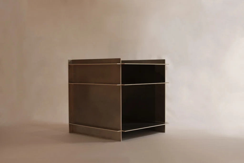 Cohesion Unit - Aluminum Side Table / Nightstand — 7