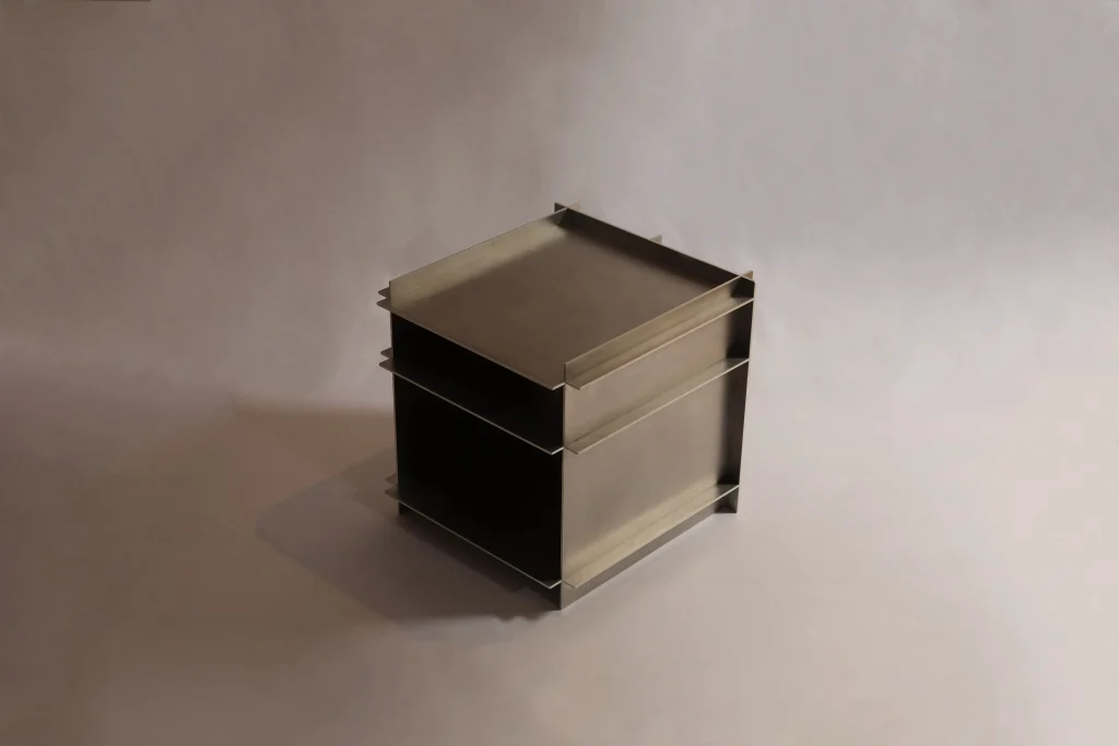 Cohesion Unit - Aluminum Side Table / Nightstand — 8