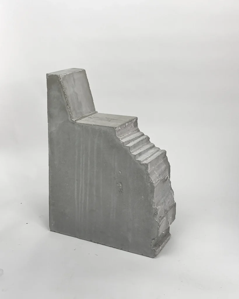 [fragment] Antique Wood And Concrete Bench — 8