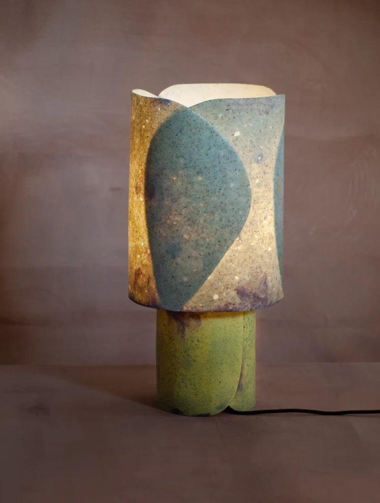 Verve Green Table Lamp in Bio-based Resin — 3