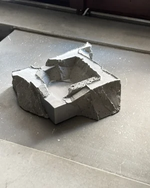Stainless Steel & Concrete Tray
