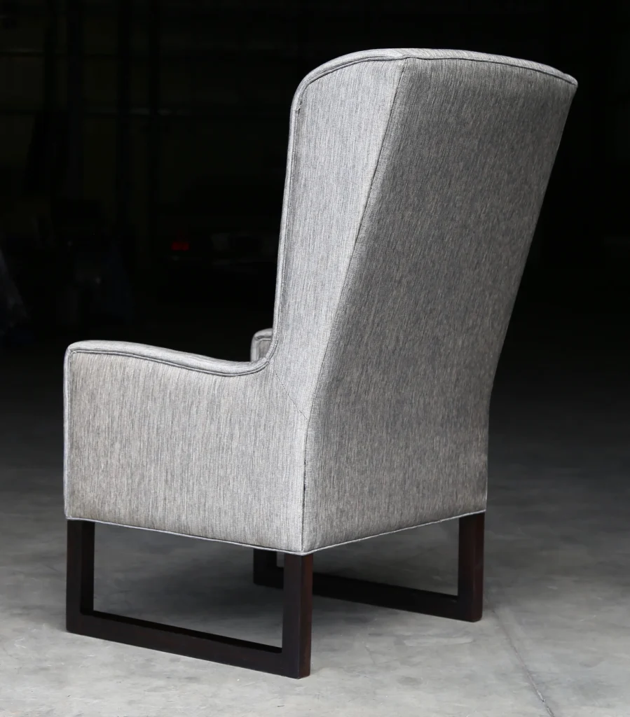 Matteo Chair - High Back Upholstered Wing Chair — 4